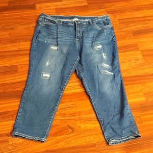 Faded Glory Distressed Ankle Jeans